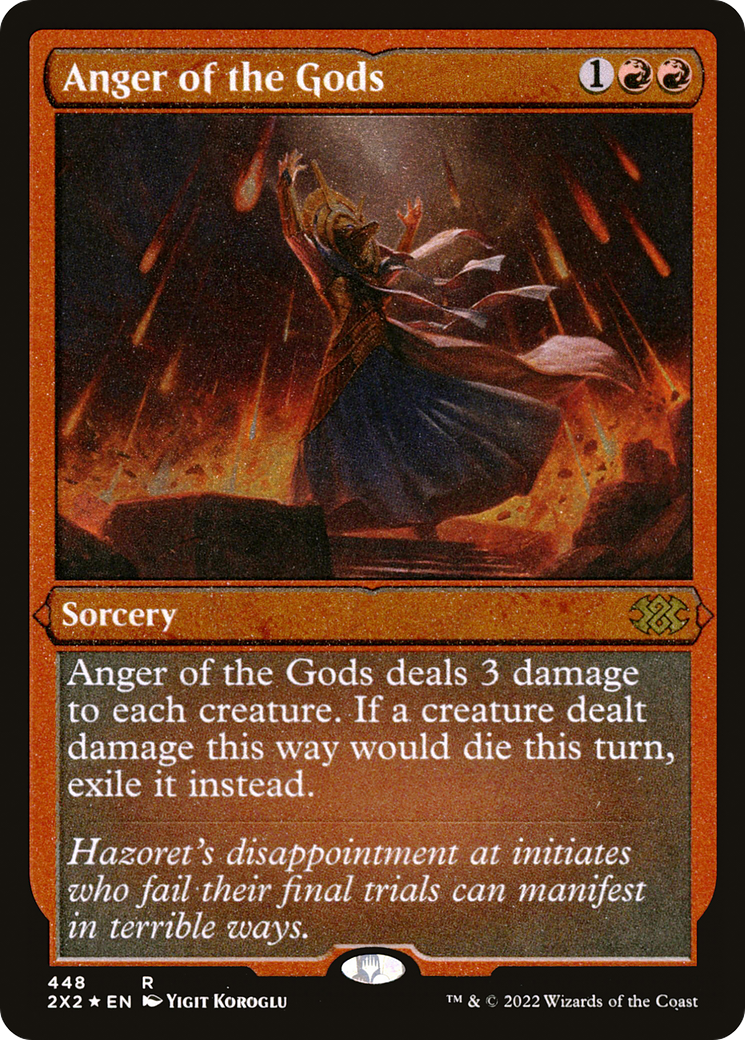 mtg anger card Anger of the Gods Print main image 1