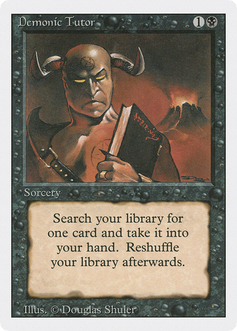 Demonic Tutor (3ED #105)