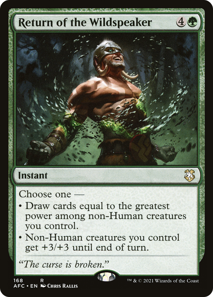 Return of the Wildspeaker (AFC #168)