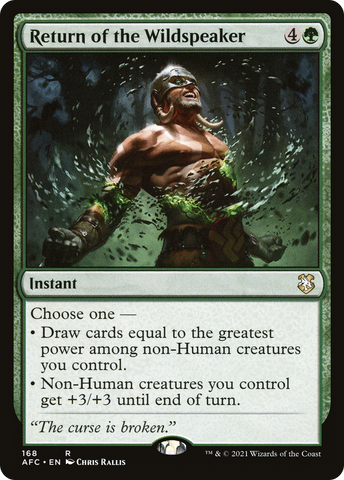 Return of the Wildspeaker (AFC #168)