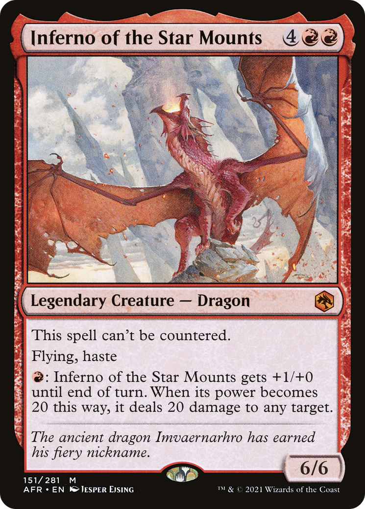 Inferno of the Star Mounts (AFR #151)