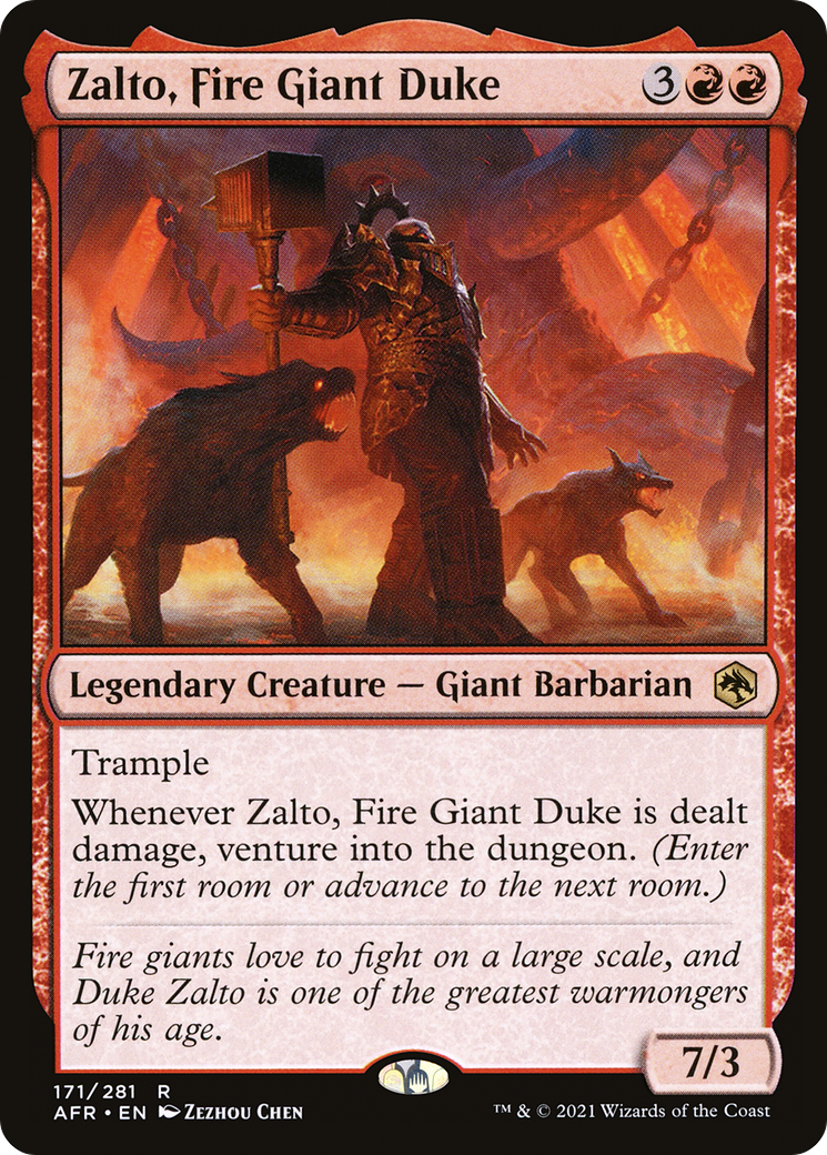 Zalto, Fire Giant Duke (AFR #171)