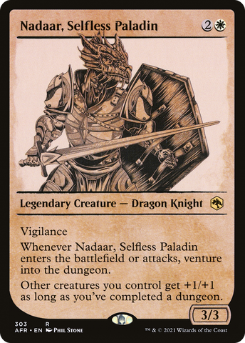 Nadaar, Selfless Paladin (AFR #303)