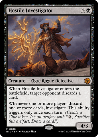 Hostile Investigator (BIG #010)