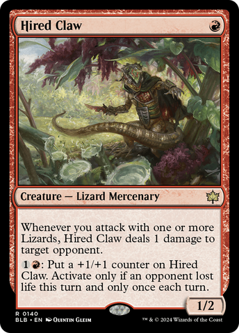 Hired Claw (BLB #140)