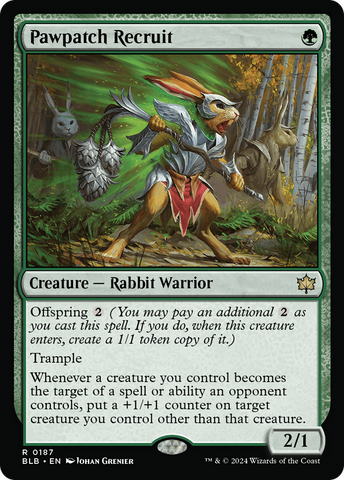 Pawpatch Recruit (BLB #187)