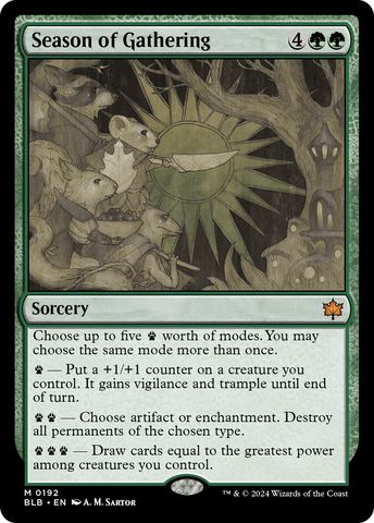 Season of Gathering (BLB #192)