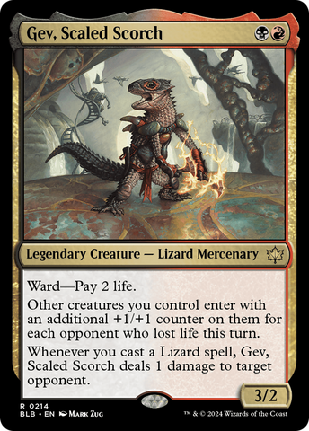 Gev, Scaled Scorch (BLB #214)