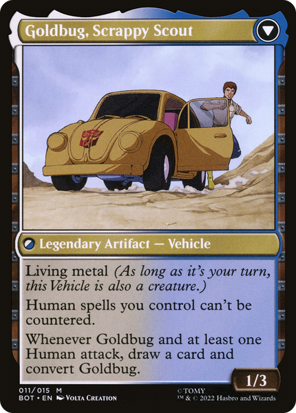 Goldbug, Humanity's Ally (BOT #011)