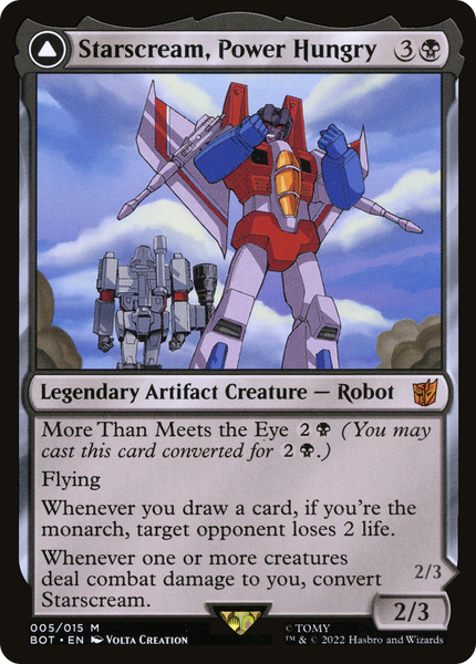 Starscream, Power Hungry {Foil} (BOT #005)
