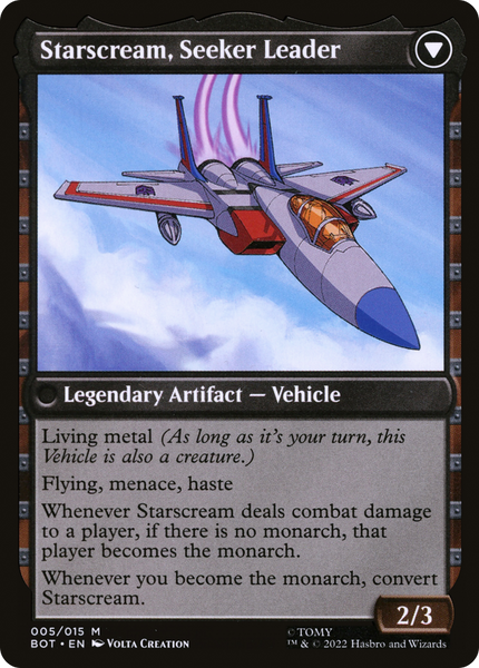 Starscream, Power Hungry {Foil} (BOT #005)