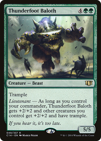 Thunderfoot Baloth (C14 #049)