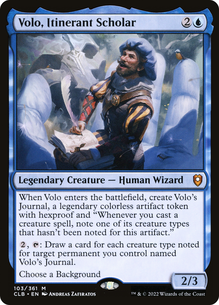 Volo, Itinerant Scholar (CLB #103)