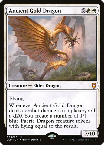 Ancient Gold Dragon (CLB #003)