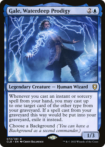 Gale, Waterdeep Prodigy (CLB #072)