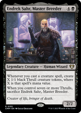 Endrek Sahr, Master Breeder (CMM #155)
