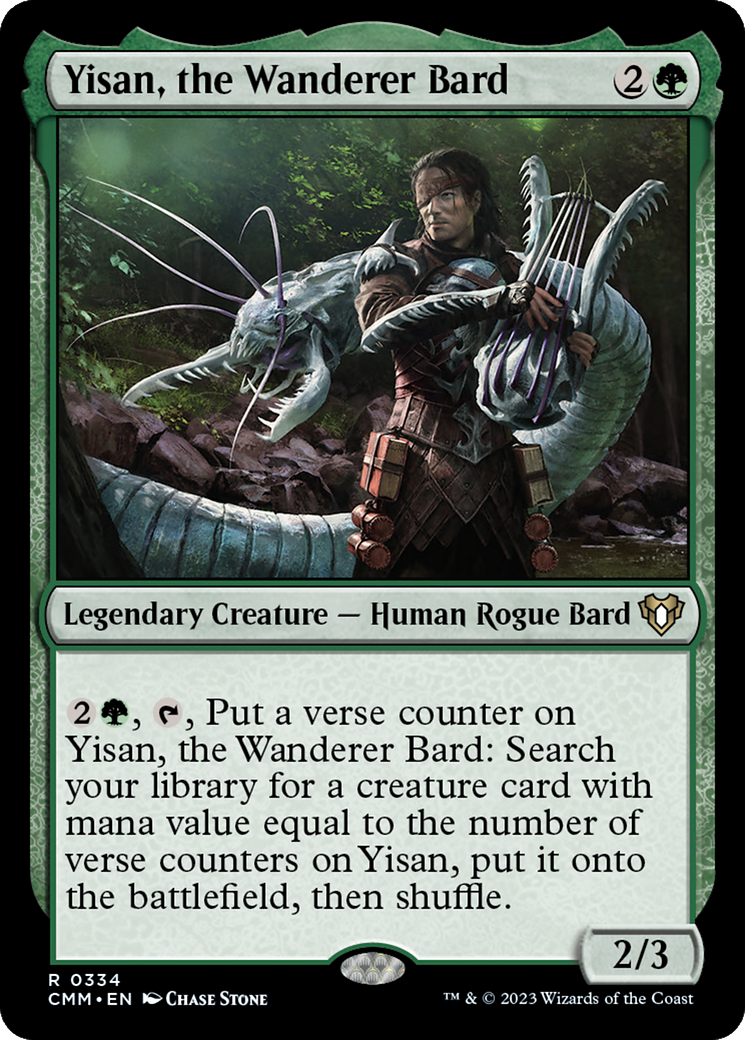 Yisan, the Wanderer Bard (CMM #334)