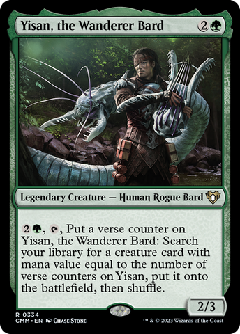 Yisan, the Wanderer Bard (CMM #334)