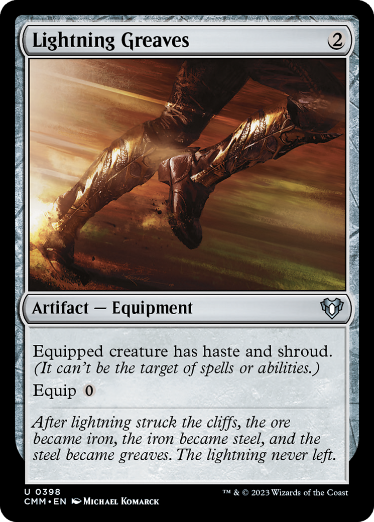 Lightning Greaves (CMM #398)