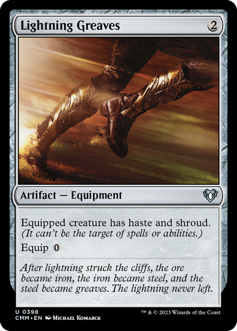 Lightning Greaves (CMM #398)