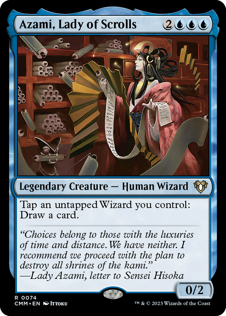 Azami, Lady of Scrolls (CMM #074)