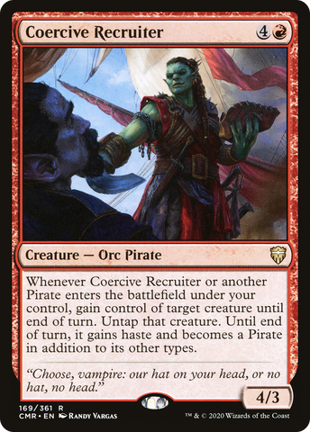 Coercive Recruiter (CMR #169)