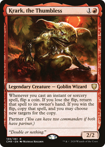 Krark, the Thumbless (CMR #189)