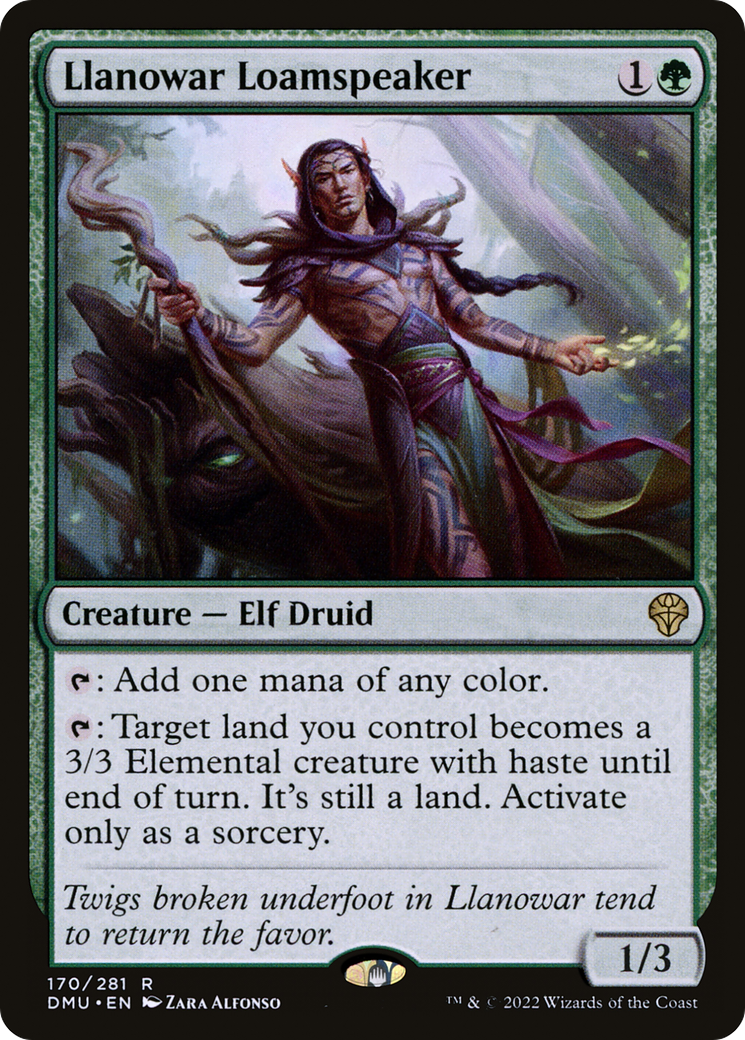 Llanowar Loamspeaker (DMU #170)