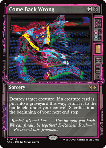 Come Back Wrong (DSK #309)