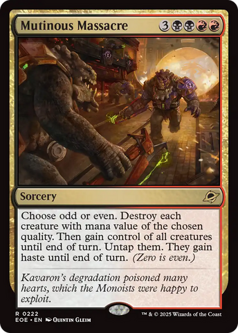 Mutinous Massacre (EOE #222)