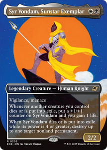 Syr Vondam, Sunstar Exemplar (EOE #302)