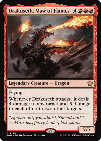 Drakuseth, Maw of Flames (FDN #193)