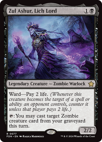 Zul Ashur, Lich Lord (FDN #077)