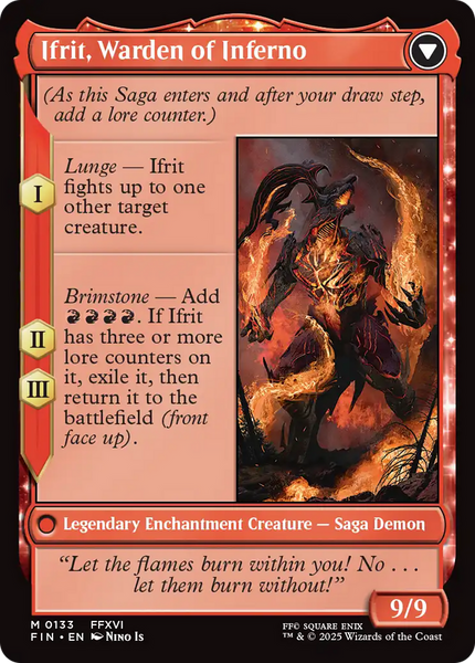 Clive, Ifrit's Dominant (FIN #133)