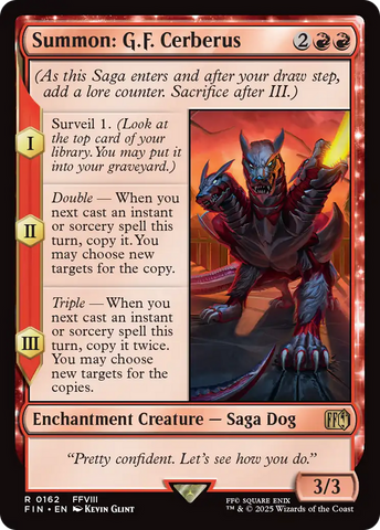 Summon: G.F. Cerberus (FIN #162)
