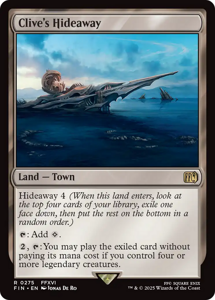 Clive's Hideaway (FIN #275)