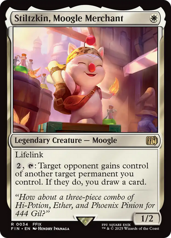 Stiltzkin, Moogle Merchant (FIN #034)