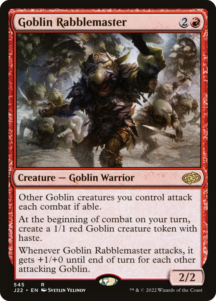 Goblin Rabblemaster (J22 #545)