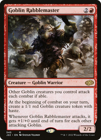 Goblin Rabblemaster (J22 #545)