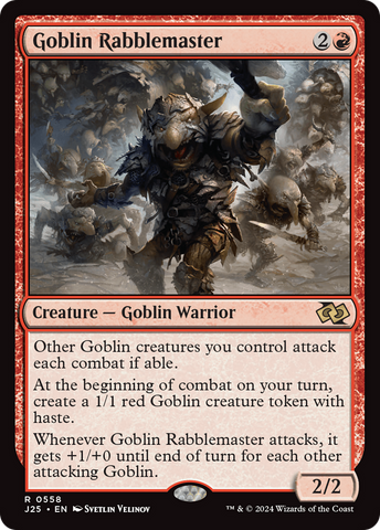 Goblin Rabblemaster (J25 #558)