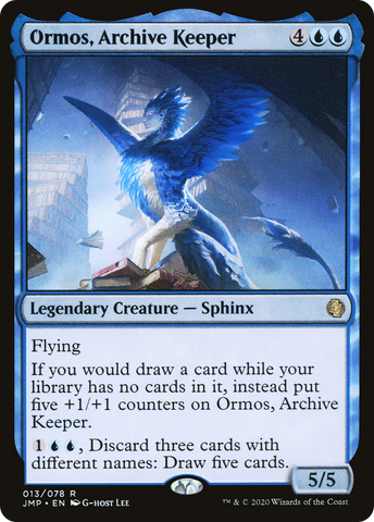 Ormos, Archive Keeper (JMP #013)