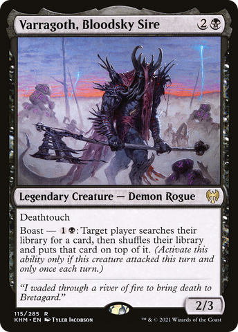 Varragoth, Bloodsky Sire (KHM #115)