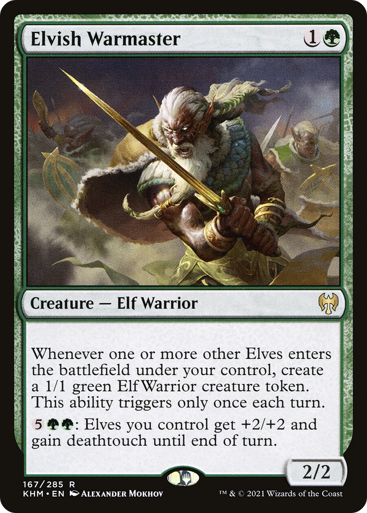 Elvish Warmaster (KHM #167)