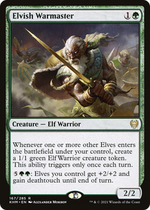 Elvish Warmaster (KHM #167)