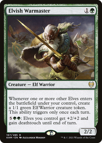 Elvish Warmaster (KHM #167)