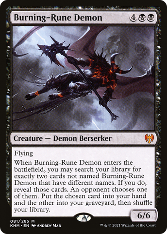 Burning-Rune Demon (KHM #081)