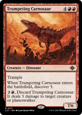 Trumpeting Carnosaur (LCI #171)