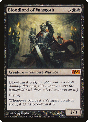 Bloodlord of Vaasgoth (M12 #082)