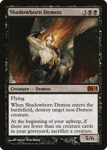 Shadowborn Demon (M14 #115)