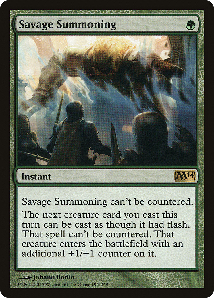 Savage Summoning (M14 #194)